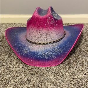 Sparkly cow girl hat